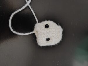 Failed crochet project cat head